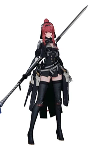 Calcomanía de auto de 6" para anime resistente a la intemperie Vera Punishing: Gray Raven - Imagen 1 de 1