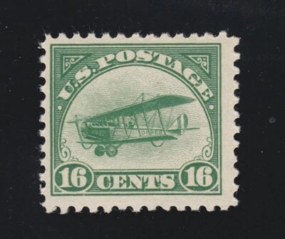 US C2 16c Airmail Mint F-VF OG NH SCV $120 - Image 1 of 2