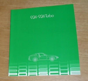 Porsche 924 & 924 Turbo Coupe Brochure 1981-1982 - UK Market - Picture 1 of 2