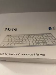 NEW iHome Wireless Bluetooth Keyboard with Numeric Keypad for Mac SHIPS N 24HRS - Picture 1 of 11