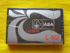 1x taśma kasetowa ABA C 60 typu I + oryginalne opakowanie + sealed + kolekcjoner +
