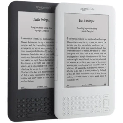 Amazon Kindle 3 eBook Reader - Read Aloud Feature - Image 1 of 4