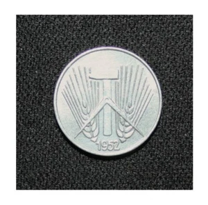 S10 - East Germany 1 Pfennig 1952-E Extremely Fine + Aluminum Coin - DDR - Picture 1 of 2