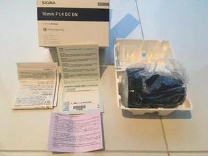 First come, first served!! New SIGMA 16F1.4 DC DN/MFT for Micro Four Thirds - Picture 1 of 5