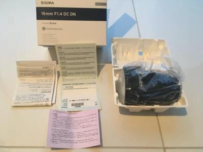 First come, first served!! New SIGMA 16F1.4 DC DN/MFT for Micro Four Thirds - Image 1 of 4