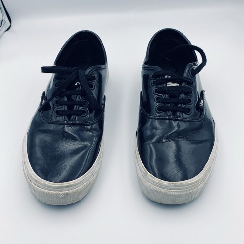 VANS Scarpe stringate Van’s nere in vernice unisex uomo taglia 7 donna 8 5