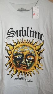 SUBLIME LONG BEACH CA. ROCK BAND LIGHT BLUE 100% COTTON 2XL SHORT SLEEVE T-SHIRT - Picture 1 of 2