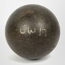 Antique US Civil War 4” - 8.875 lb Cannonball Military Memorabilia Marked CW17