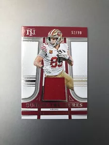 2023 Panini National Treasures George Kittle Sunday Treasures #/99 STR-GK 49ers - Picture 1 of 2