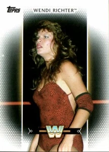 2017 Topps WWE Women's Division tarjeta de lucha leyenda #R-43 Wendi Richter - Imagen 1 de 2