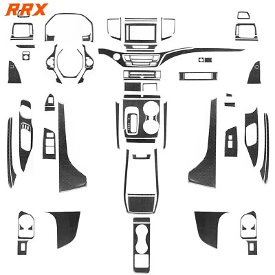 Kits de fibra de carbono real de 120 piezas cubierta interior completa para Honda Ridgeline Pilot Foto 1 de 4