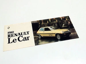 1980 Renault 5 Le Car Preview Brochure - Bild 1 von 1