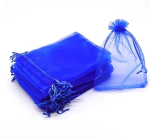 Drawstring Bags 100pcs Royal Blue 5"x7" Party/Favor Wedding/Jewelry Pouch - Picture 1 of 4