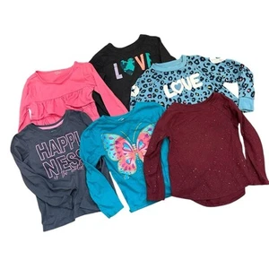 6 Pc Lot Tops Shirts Sz 5T Long Sleeves Sweatshirt - Picture 1 of 5