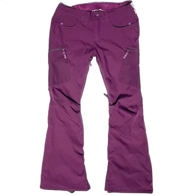 Pantalones de snowboard Burton Living forrados para mujer medianos púrpura ventilados esquí nieve Foto 1 de 4