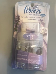 Febreze Noticeables 2010 Dual Scented Oil LAVENDER VANILLA & COMFORT- RARE/HTF - Picture 1 of 4