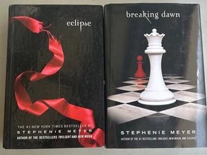Twilight Breaking Dawn & Eclipse Hardcover Books By Stephanie Meyer Pre Owned - Picture 1 of 4