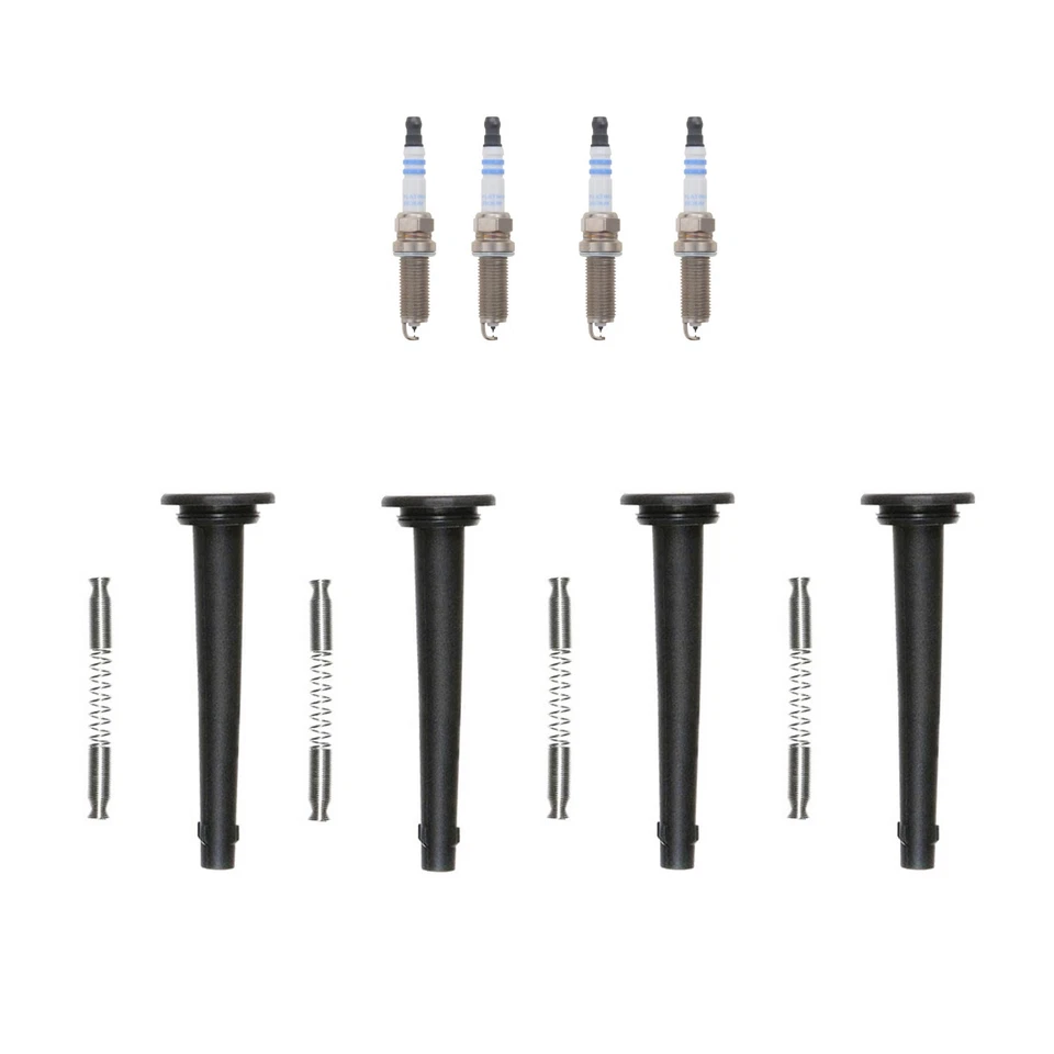 Bosch 4 bujías dobles de iridio y kit de arranque de bobina de encendido Denso para Sentra 2.5 Foto 1 de 1