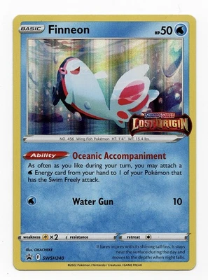 Finneon SWSH240 Sword & Shield Prerelease Promo Holo Card NEAR MINT CONDITION - Image 1 of 2