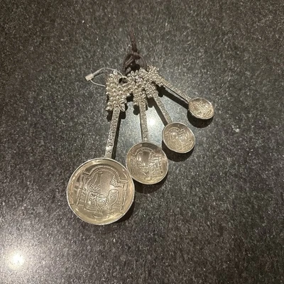 Ganz Cucharas Medidoras Acero Inoxidable Uvas Botella de Vino Cucharadita Cucharada Foto 1 de 4