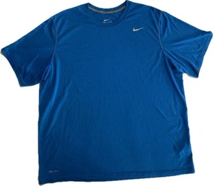 BUENO - Camiseta de manga corta Nike Dri-Fit azul poliéster talla XXL para hombre - Imagen 1 de 10