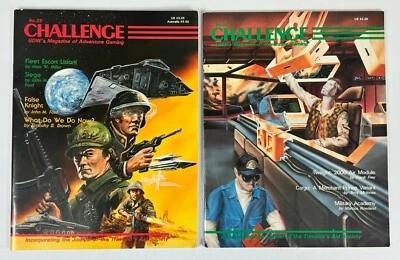 Журнал Challenge GDW приключенческие игровые выпуски No 25 и 26 винтажная ролевая игра - Изображение 1 из 4