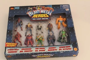Sealed RARE Marvel Heavy Metal Heroes(10 Figs) Carnage/The Thing/Dr. Doom  - Picture 1 of 7