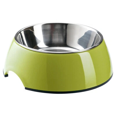 Hunter Smart Melamin-Napf Lemon für Hunde, rutschfest, Edelstahl innennapf - Bild 1 von 3