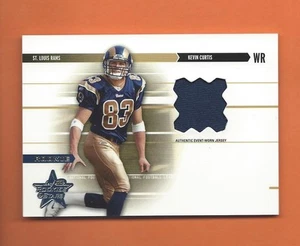 Camiseta de Kevin Curtis 2003 Rookie and Stars RC #d 476/550 St. Louis Rams - Imagen 1 de 2