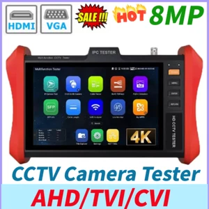 8in IPC Tester Monitor 4K 8MP H.265 IP AHD/TVI/CVI CCTV Camera Tester POE++ 90W - Picture 1 of 8