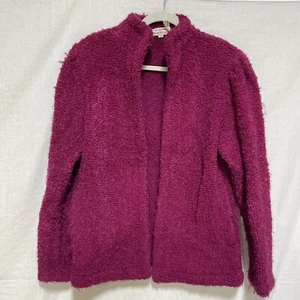 Vintage Gil Aimbez for Braesport Cardigan Womens Small Open Front Pink VTG - Picture 1 of 5