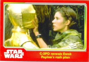 Topps:2015 Journey To The Force Awakens "C-3PO reveals Ewok Poploo's plan"130 - Picture 1 of 1