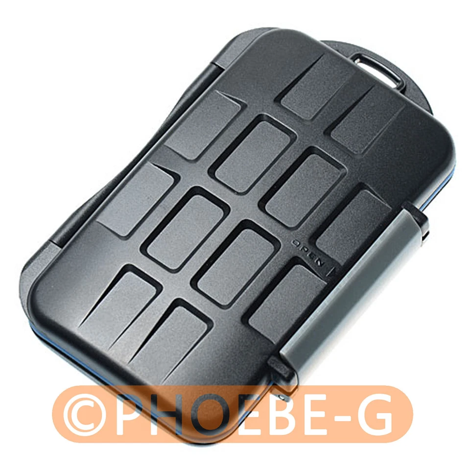 Waterproof Extremely tough Memory Card Case MC-5 fo 4CF 2SD 2MicroSD 2MS Duo 2XD - Image 1 of 1