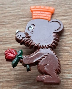 DDR DDR DDR Unikat Berlin Teddybär Abzeichen selten Kalter Krieg RELIKT - Bild 1 von 6