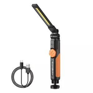 EverBrite LED Rechargeable Work Light Magnetic Hanging Hook 800LM COB Flashlight - Picture 1 of 12