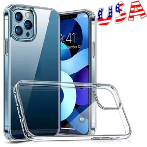Case For iPhone 15 14 Pro Max Plus 13 11 12 lot Clear Shockproof Cover Silicone - Picture 1 of 7