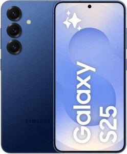 SAMSUNG GALAXY S25 256GB NAVY S931B/DS 5G 12GB RAM UNLOCKED NEW SEALED U.K MODEL - Picture 1 of 7
