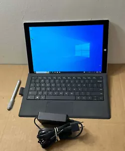 Microsoft Surface Pro 3 i5-4300U @ 1.90GHz 4GB 128GB SSD Win 10 W/Charger + Pen - Picture 1 of 8