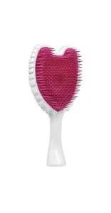NEW Tangle Angel re:Born Angel Detangling Hairbrush - White / Fuchsia