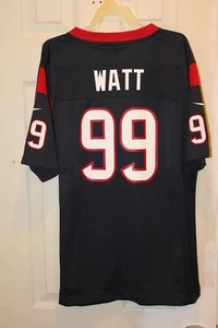 blue Houston Texans J.J. Watt (99) youth replica (printed) Nike jersey (14/16) - Picture 1 of 8