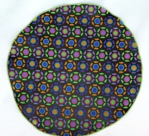 Lord R Colton Masterworks Pocket Round Pisa Dark Olive Silk - $75 Retail New - Picture 1 of 2