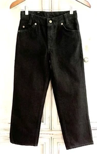 Levi's 550 NOS Vtg. 90's Orange Tab Black Jeans Boys Sz 9R 24x23 - Picture 1 of 10