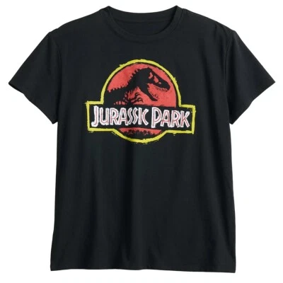 JURASSIC PARK Licensed Women's Juniors Graphic Tee Shirt NWT - Image 1 of 3