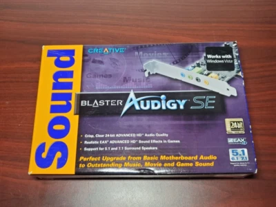 NEW SEALED Creative Sound Blaster Audigy SE 7.1 CH PCI Sound Card SB0570 #69 - Image 1 of 4