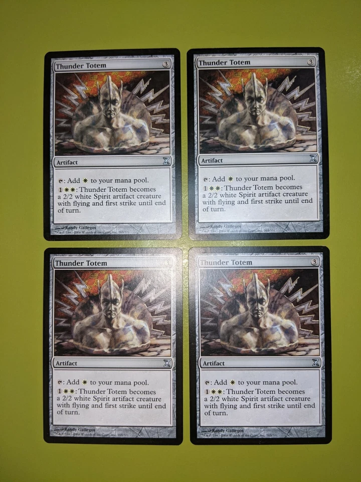 Thunder Totem x4 Time Spiral 4x Playset Magic the Gathering MTG  - Image 1 of 1
