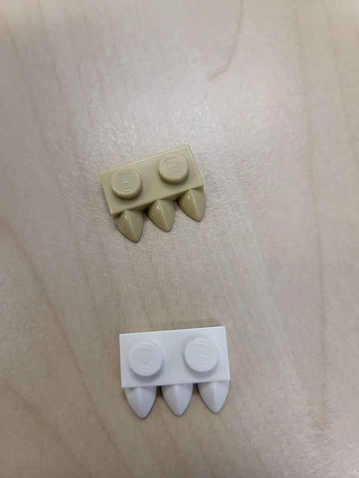 @@@ Lego 15208 Platten 1x2 mit 3 Krallen/Zähne - Auswahl Farbe @@@ - Bild 1 von 1