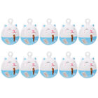 10 Pcs Bells Pendants Japanese Cat Animal Keychains and White Household