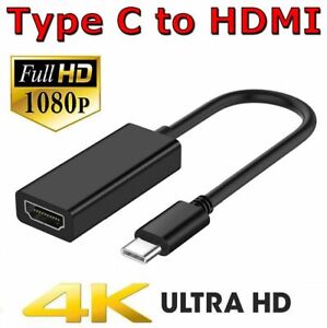 Type C USB-C 3.1 to HDMI Adapter Cable Converter For MacBook ChromeBook Samsung