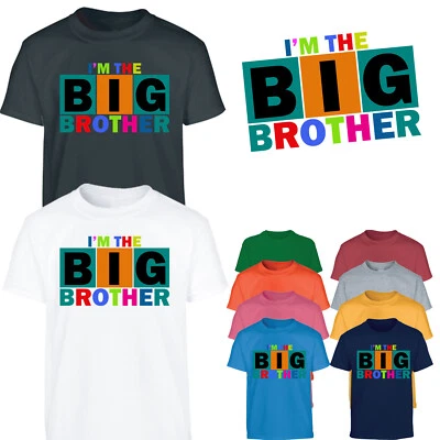 I'm Going To Be A Big Brother Boys T-Shirt Birthday Funny Gift Christmas TShirt - Image 1 of 4