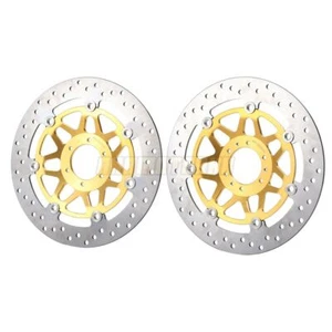 Discos rotores de freno delantero para Honda VFR800 ABS Interceptor 2002-2009 2003 2004 - Imagen 1 de 5